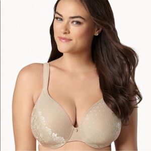 Soma “Stunning Support No-Show Minimizer” Lace Bra 42DD New